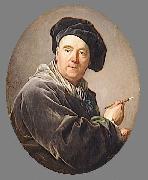 Louis Michel van Loo Portrait of Carle van Loo oil on canvas